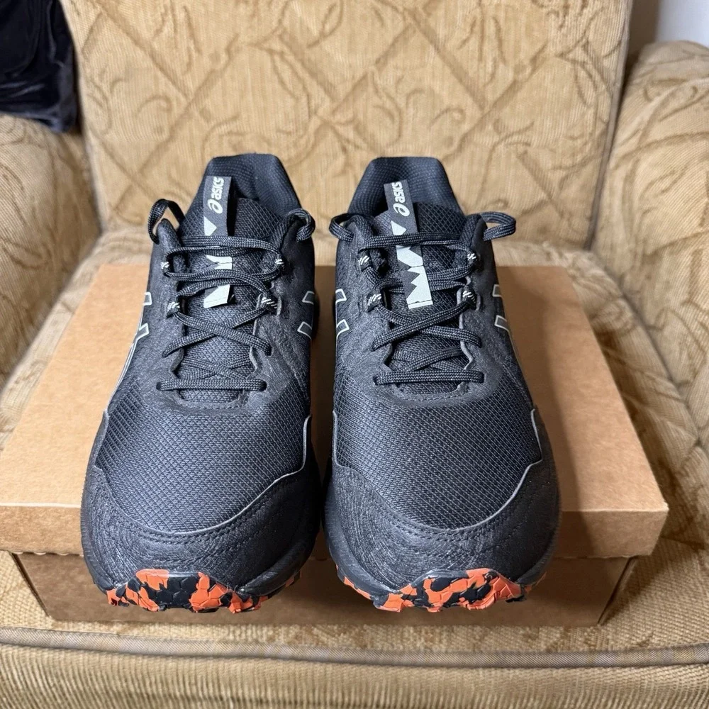 ASICS Gel-Venture 10 Midnight Black 1011B966 Men's Size 8 X-Wide Trail Shoes New